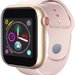 Ceas Smartwatch cu telefon iUni Z6S, Touchscreen, Bluetooth, Notificari, Camera, Pedometru, Pink